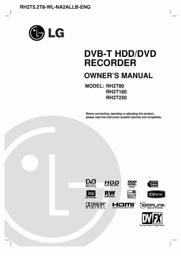 LG Electronics DVD Recorder RH2T160-page_pdf